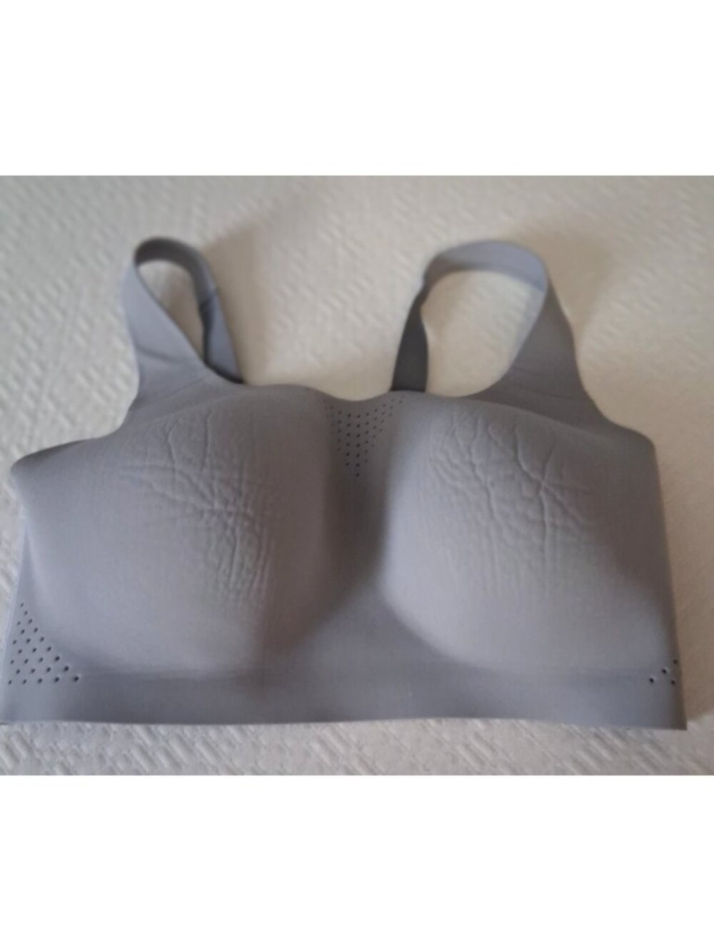 Victoria's Secret VSX Sport Women's Gray Solid Logo Sports Bra 38DDD